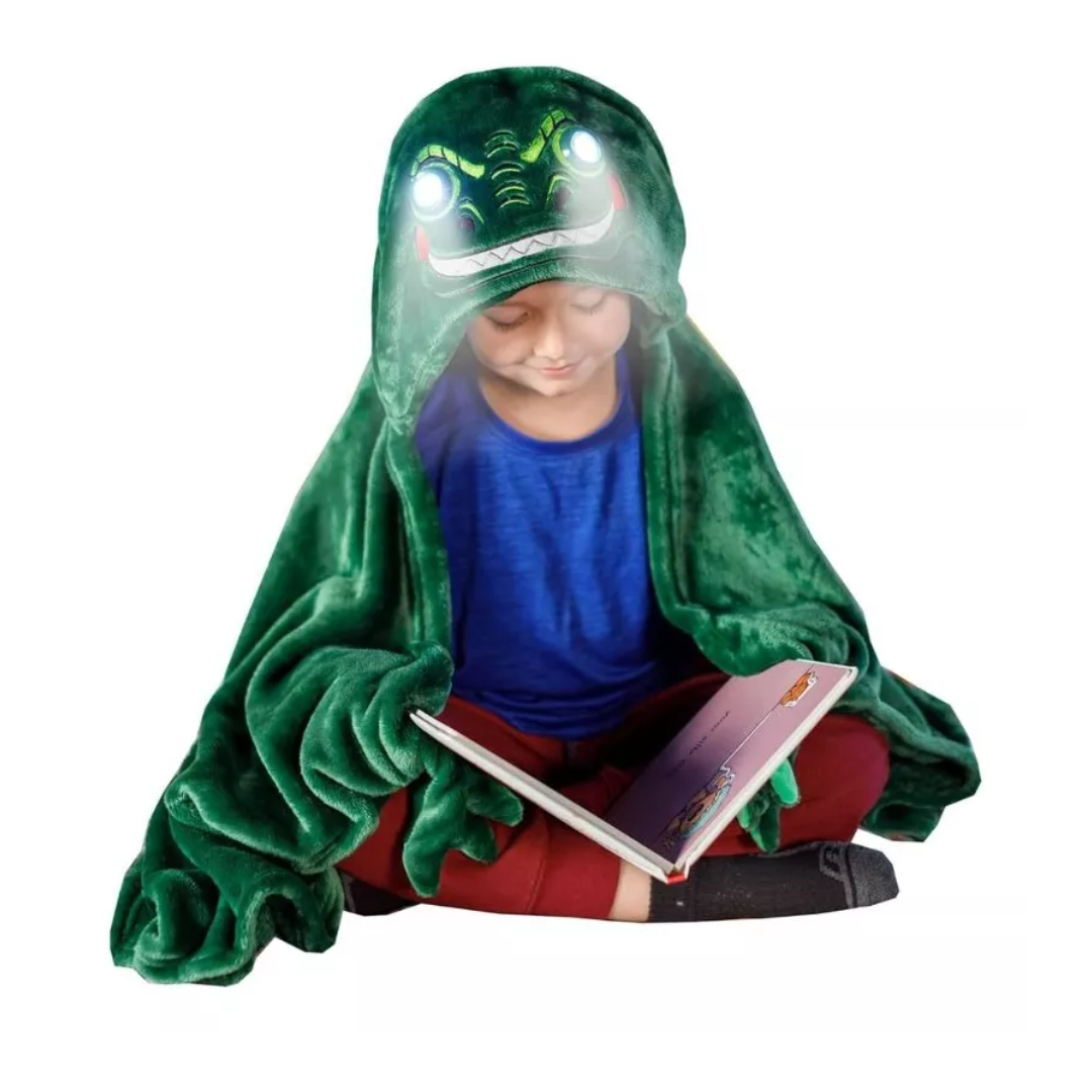 Vista 3 de Manta Capa Infantil Con Luz En Los Ojos